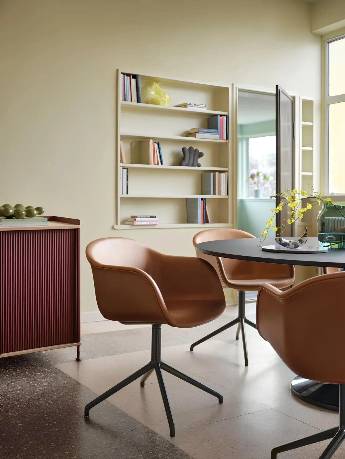 Cinnamon Swivel Office Chair